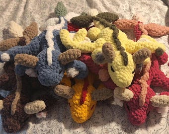 Stwórz własną pluszową zabawkę w kształcie śpiącego smoka wiwerny (NA ZAMÓWIENIE)