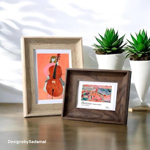 Hölzerner Nordischer Kunst-Bilderrahmen -Retro amerikanischer Art-Wand-behängender breiter Rand-Harz-Fotorahmen für Hochzeitstisch-Weihnachtsgeschenke