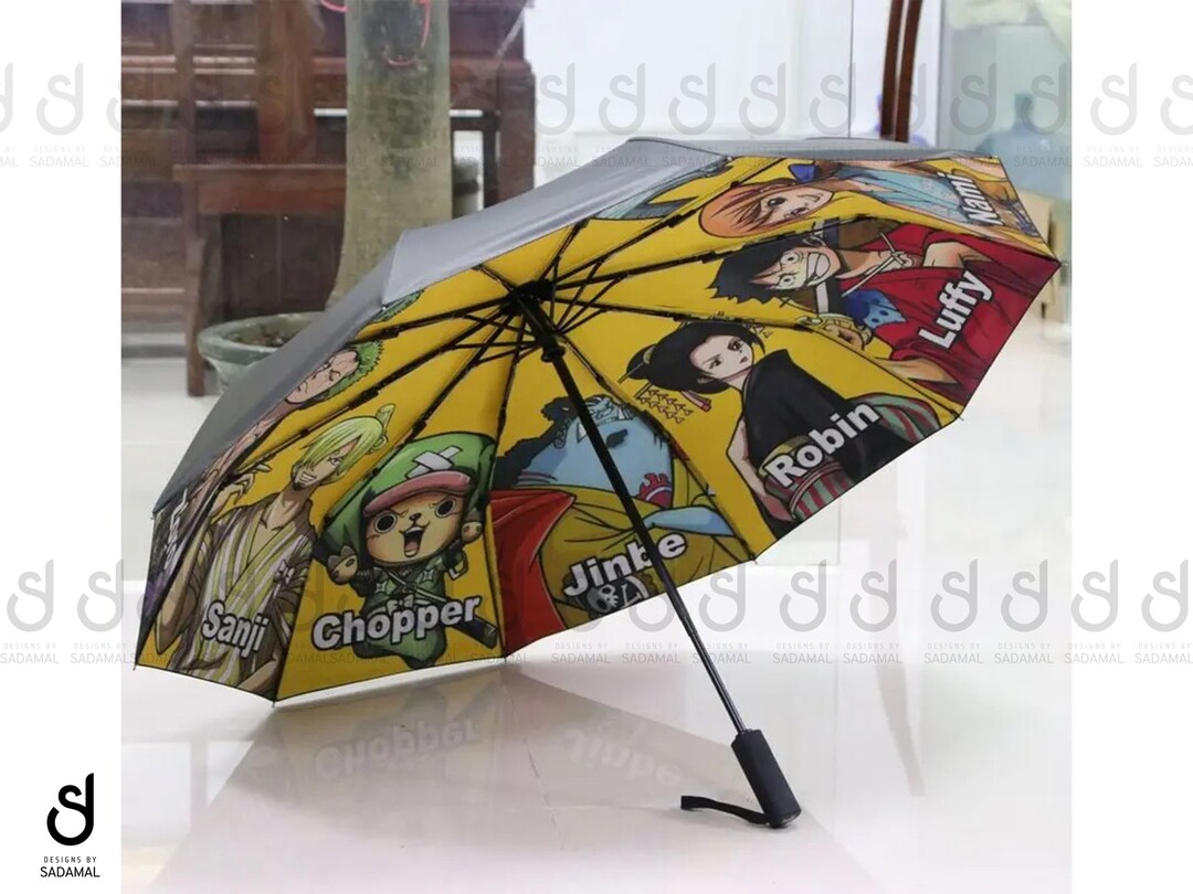 Handmade One Piece Umbrella One Piece Luffy Straw Hat Anime Etsy