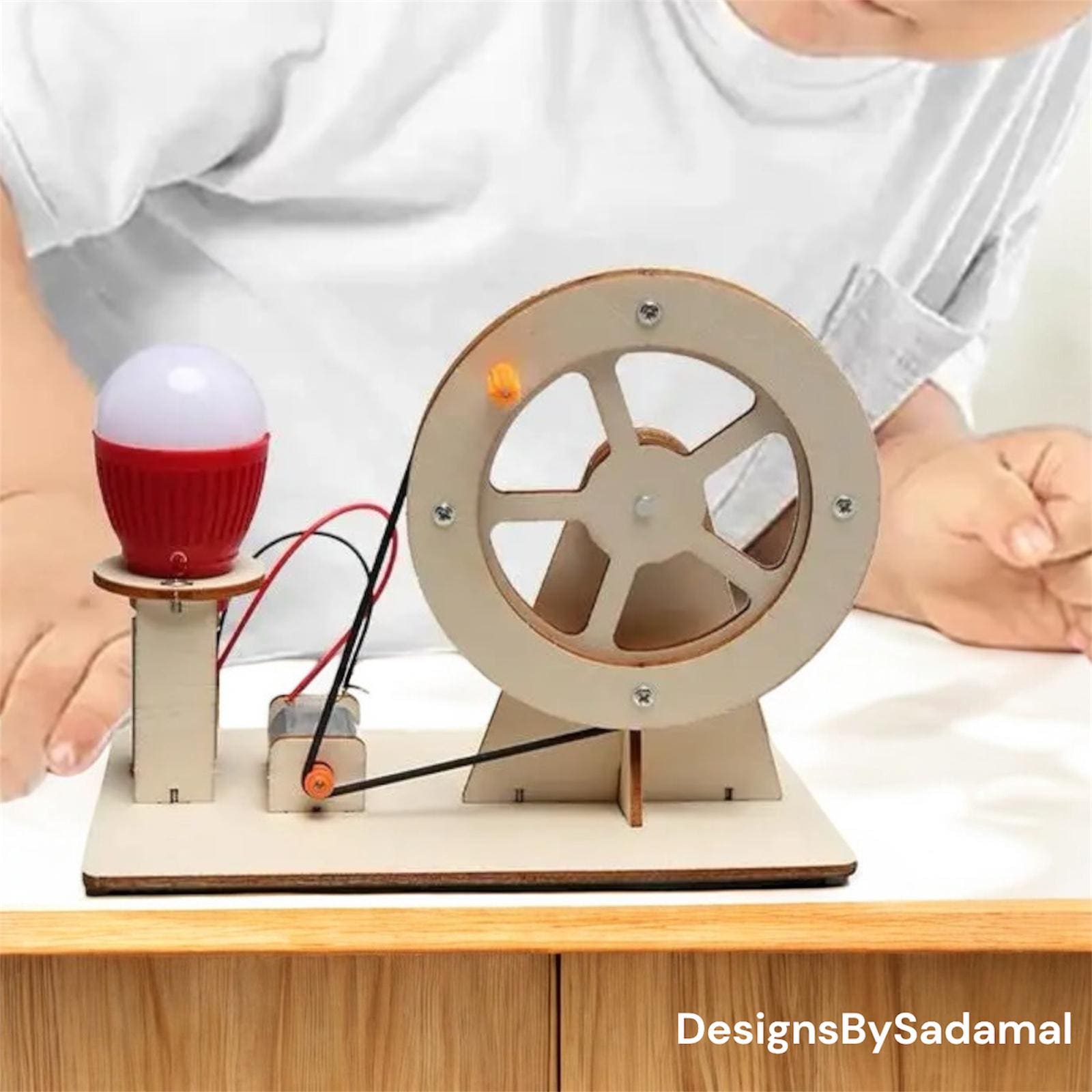 DIY Hand Crank Generator: Wooden STEM Science Project - Etsy