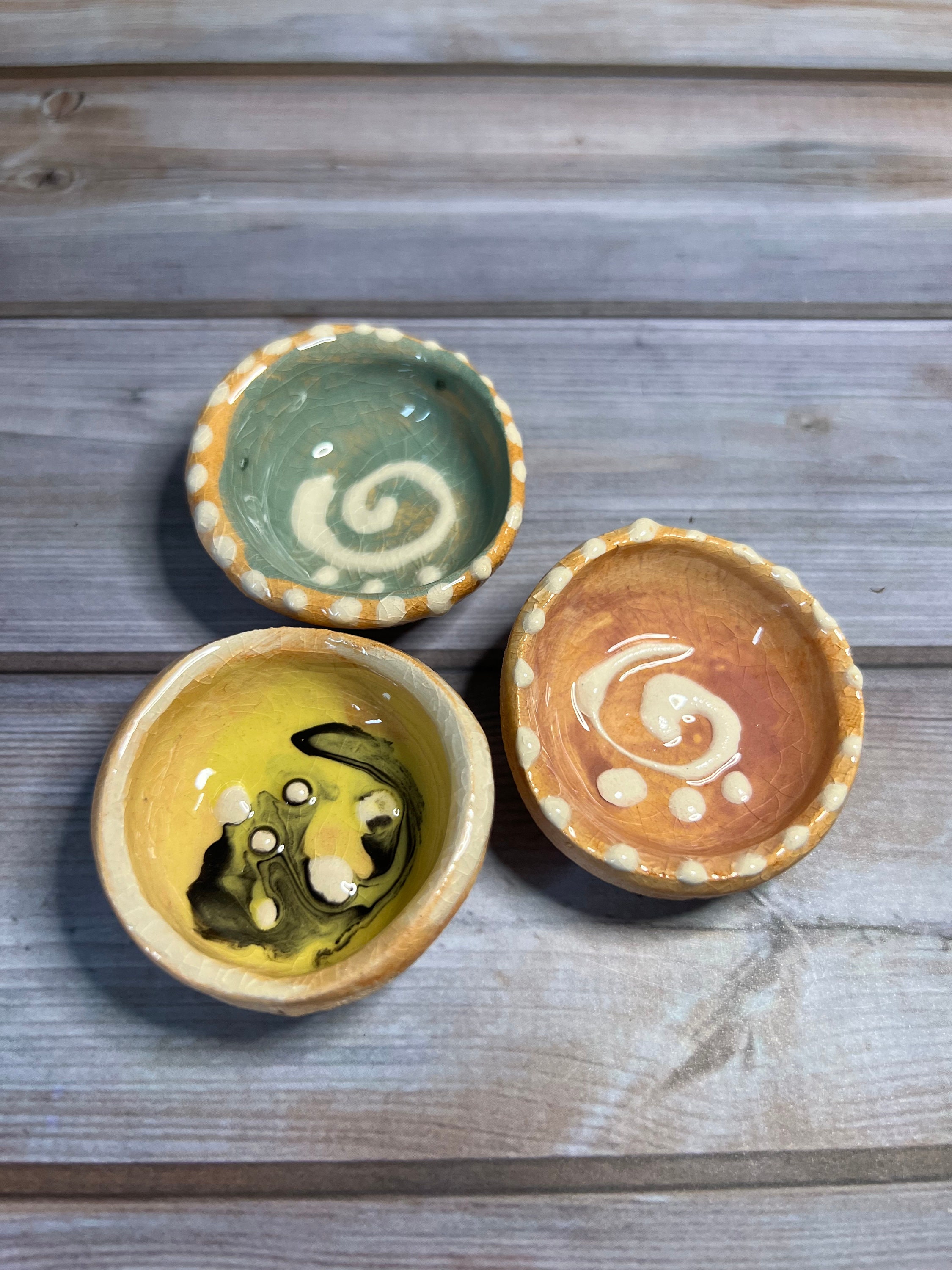 3x Small ceramic dish for Calcium gecko / bearded dragon/  lizard