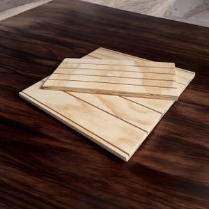 Slotted Market stall wooden board - product display - card display - jewellery - greeting cards