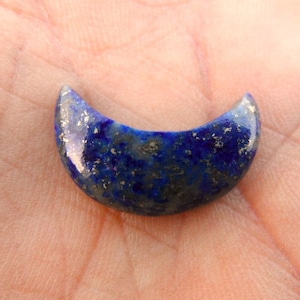 Lapis Lazuli Septum Tusk: Natural Stone Horn Spike (2mm to 10mm)