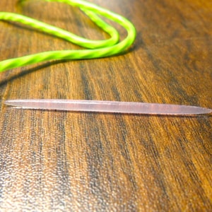 Rose Quartz Septum Tusk: Double Spike Nose Jewelry (14g-00g)