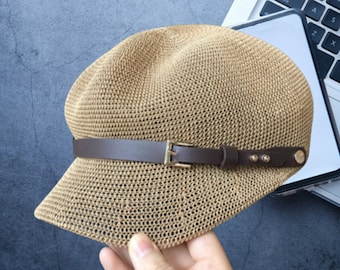 STUNNING Vintage 50s MALLORY “TEN” Fedora, Brown, 7 Fits to