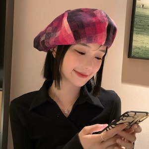 Each Pattern Beret Hat for Lady, Women Winter Hat, Spring Autumn Winter Hat, Lady Beret Hats, Girls Bucket Sun hat, Women Fedora Beret Caps