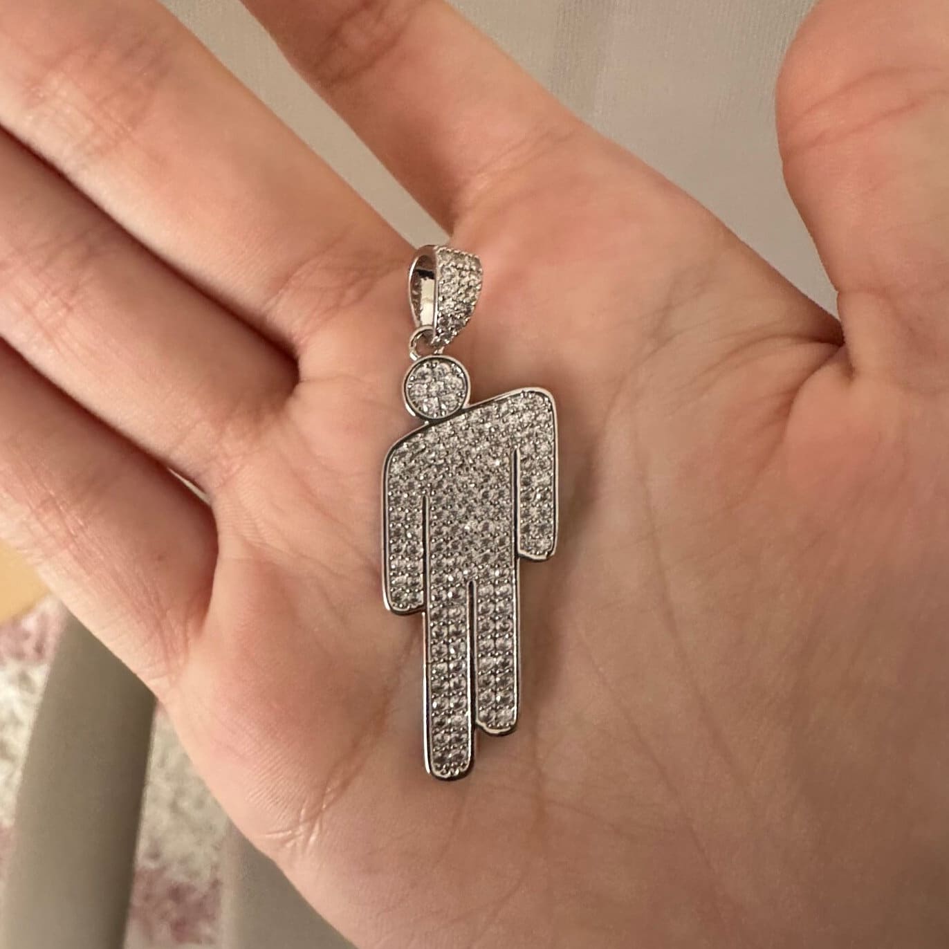 Billie Eilish inspiré colliers Blohsh en alliage de Zinc Pop Star chaîne pendentif bijoux