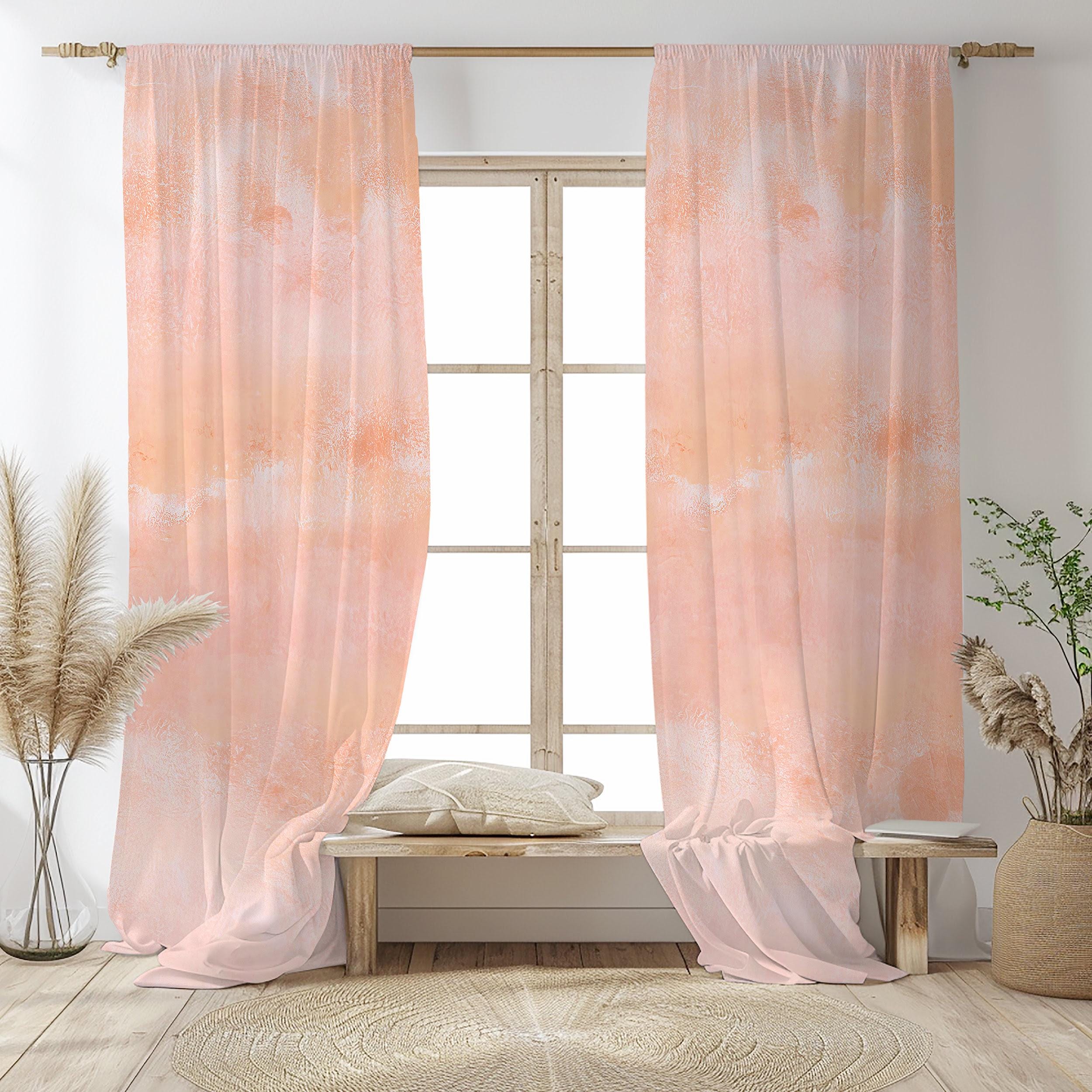 White coral curtains - Etsy Österreich, image size:2500x2500