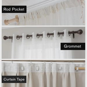 Art Deco Geometric Linen Curtains – Beige Teal Window Panels, Blackout Option image 8