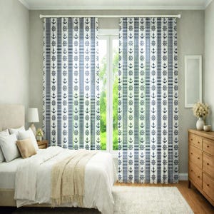 Sage Green Subtle Texture Sheer Curtain Panels | Voile Drapes | Light Filtering Window Curtains Custom Size