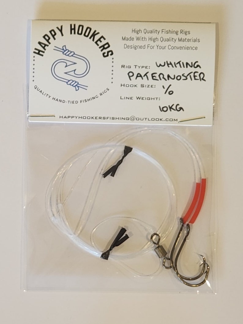 10 Pack Happy Hookers Whiting Paternoster Pretied Fishing Rig Etsy Australia