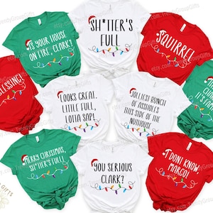 National lampoons holiday apparel pajama matching family tee xmas Christmas vacation shirt unique holiday gift mom dad sibling christmas PJs