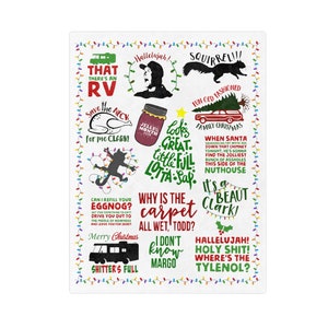 National lampoons blanket christmas vacation blanket Christmas movie Velveteen Blanket clark griswold christmas cousin eddie shirtters full