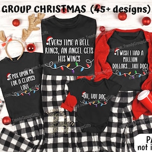 A wonderful life PJs george bailey quotes Family Christmas shirt movie shirt mom dad toddler pet sibling Christmas outfit holiday apparel PJ