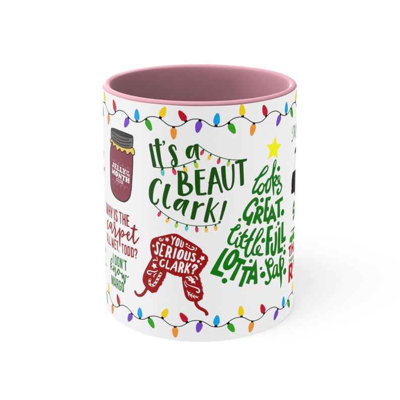 National lampoons mug christmas vacation mug xmas movie mug funny holiday coffee mug two tone mug gifts for coworker kitchen holiday decor image 10