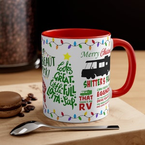 National lampoons mug christmas vacation mug xmas movie mug funny holiday coffee mug two tone mug gifts for coworker kitchen holiday decor image 4