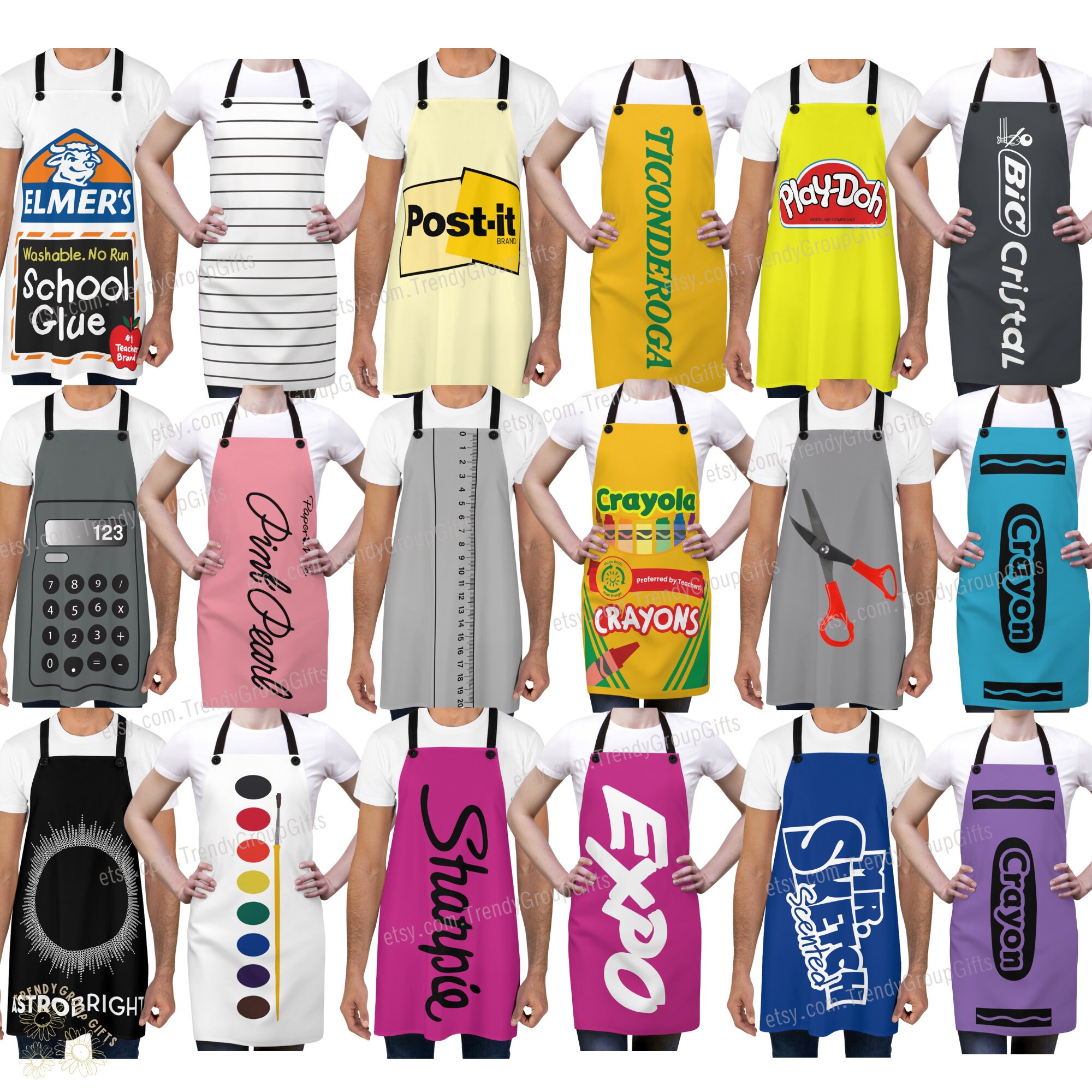 School Supplies Halloween Costumes Group Halloween Teacher Etsy