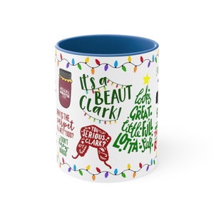 National lampoons mug christmas vacation mug xmas movie mug funny holiday coffee mug two tone mug gifts for coworker kitchen holiday decor image 9