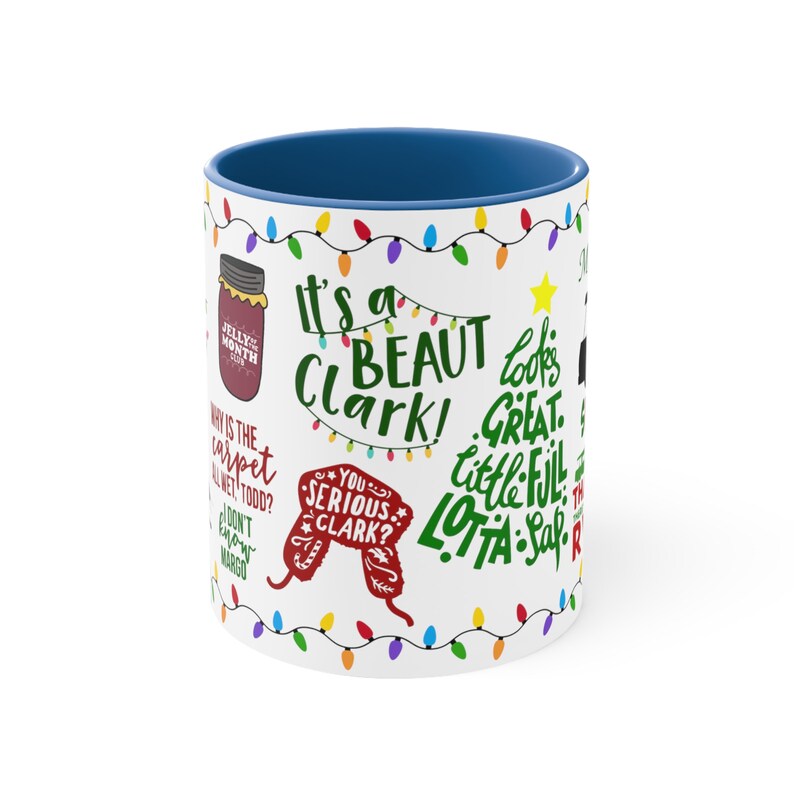 National lampoons mug christmas vacation mug xmas movie mug funny holiday coffee mug two tone mug gifts for coworker kitchen holiday decor image 9