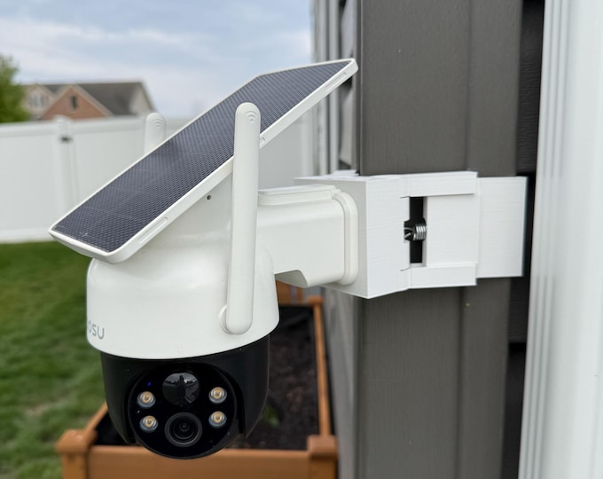 Vinyl Siding Camera Mount – No Drill Corner Mount for Ring, Blink, Wyze, AOSU Outdoor Security Cameras (4 pack)