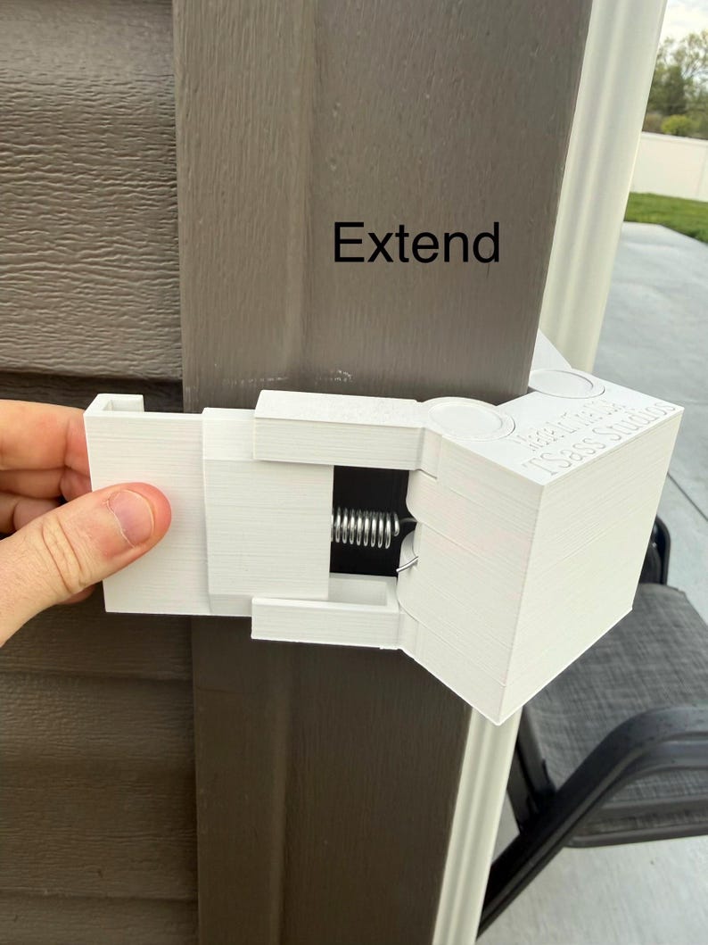 Universal Vinyl Siding Camera Mount – No Drill Corner Mount for Ring, Blink, Wyze, AOSU Outdoor Security Cameras (1 Pack) bild 7