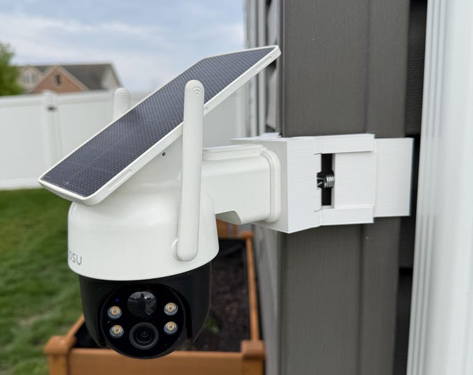 Vinyl Siding Camera Mount – No Drill Corner Mount for Ring, Blink, Wyze, AOSU Outdoor Security Cameras (3 pack)