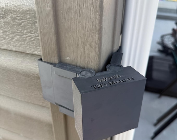 Heavy Duty Vinyl Siding Camera Mount – Dual Spring Reinforced Design (1 Pack)