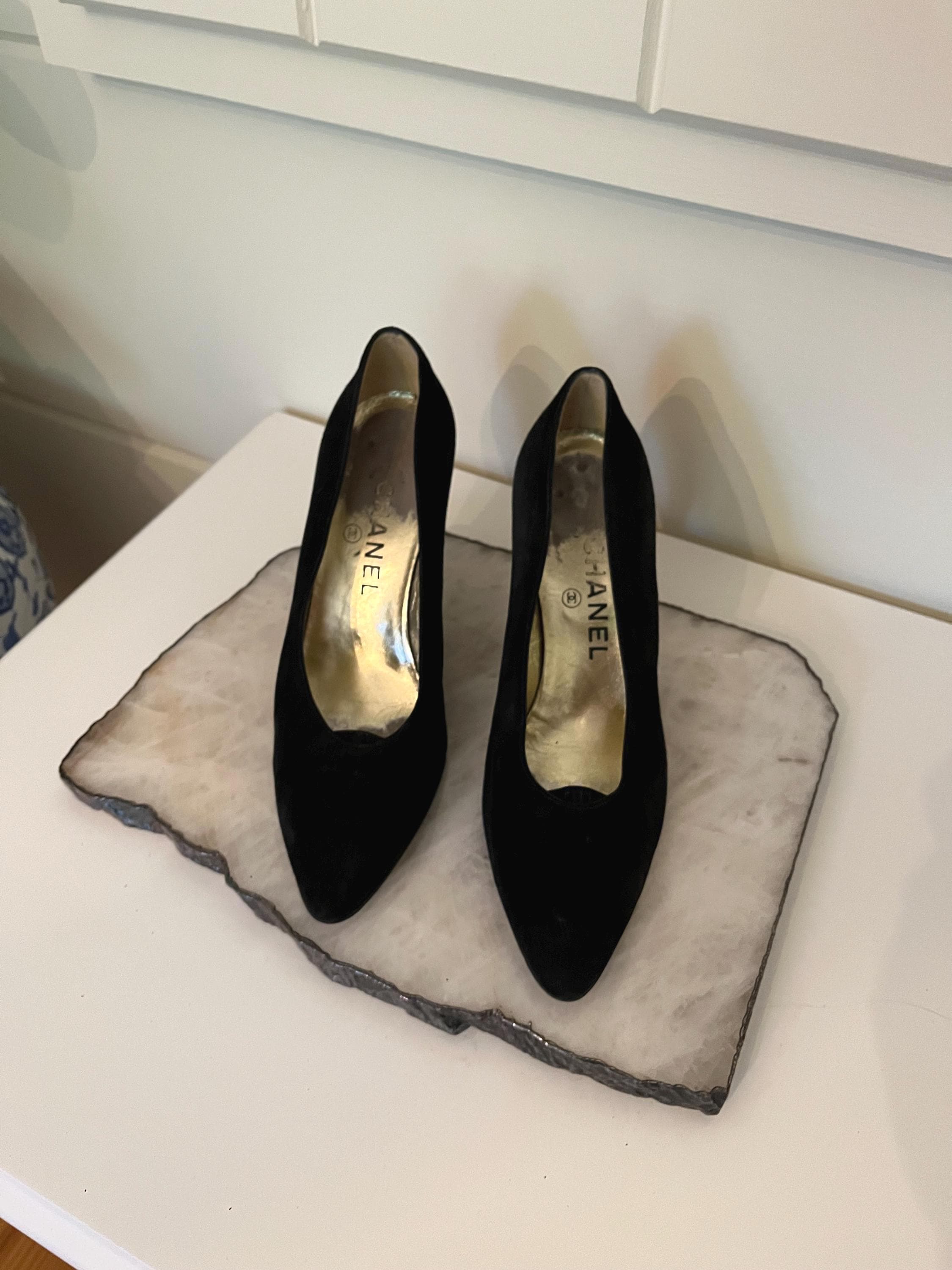 Chanel Vintage Heels - Etsy Canada