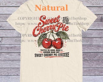 Sweet Cherry Pie Shirt, Retro Graphic Tee, Oh Sh*t Graham T-Shirt, Off Campus Inspired Series Fan Gift, Vintage Cherry Graphic Tee