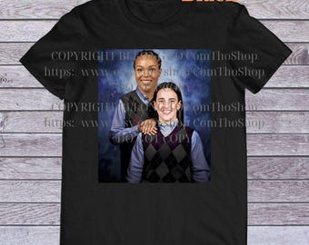 Caitlin Clark Napheesa Collier Step Sisters  T-Shirt, Step Brothers Basketball Shirt, Minnesota Basketball Tee, Indiana Basketball Shirt
