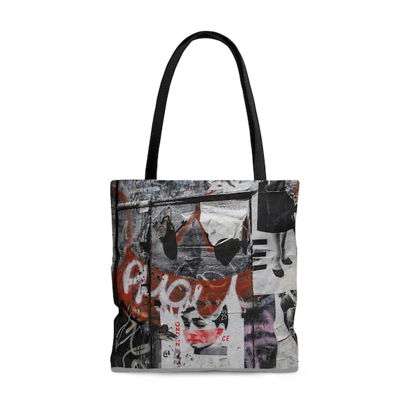 La bolsa de asas de Street Art, la bolsa de asas estética, la bolsa de asas de moda linda, la bolsa de asas con estampado retro