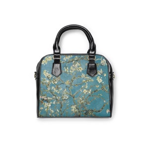 Vincent Van Gogh's Almond Blossom Shoulder Handbag,Aesthetic Fine Art Bag ,Trendy Fashionable  Shoulder Handbag