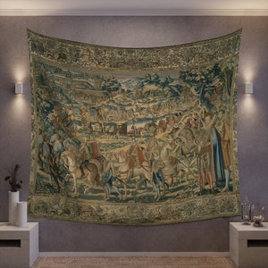 Tapisseries Voyage des Valois (XVIe siècle) Tapisserie murale d'intérieur,Tapisserie à suspendre,Tapisserie d'art européen