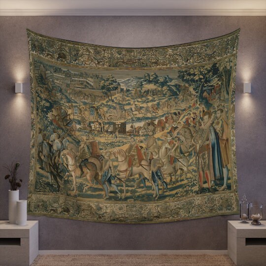 Journey From the Valois Tapestries 16th Century Indoor Wall Tapestry