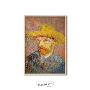 ヴィンセント ヴァン ゴッホ ポスター、ヴィンテージ ポートレート、油絵、部屋の壁アート、美術館のプリント、カントリー ファームハウスの装飾、ギフトのアイデア、特大ポスター