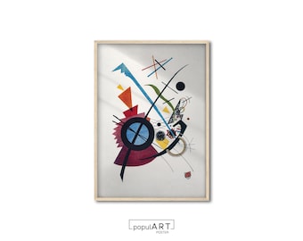 Kandinsky Wall Art Print, Exhibition Poster, Modern Art Print, Abstract Wall Poster, Contemporary Wall Decor, House Wall Art, OVERSIZE