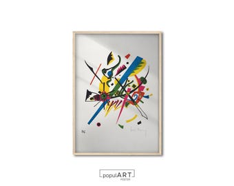 Kandinsky Wall Art Print, Exhibition Poster, Modern Art Print, Abstract Wall Poster, Contemporary Wall Decor, House Wall Art, OVERSIZE