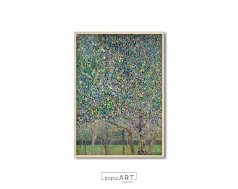 Gustav Klimt "Pear Tree" Art Print, Tree Poster, Landscape Painting, Art Nouveau Poster, Modern Painting, Living Room Wall Art, OVERSIZE