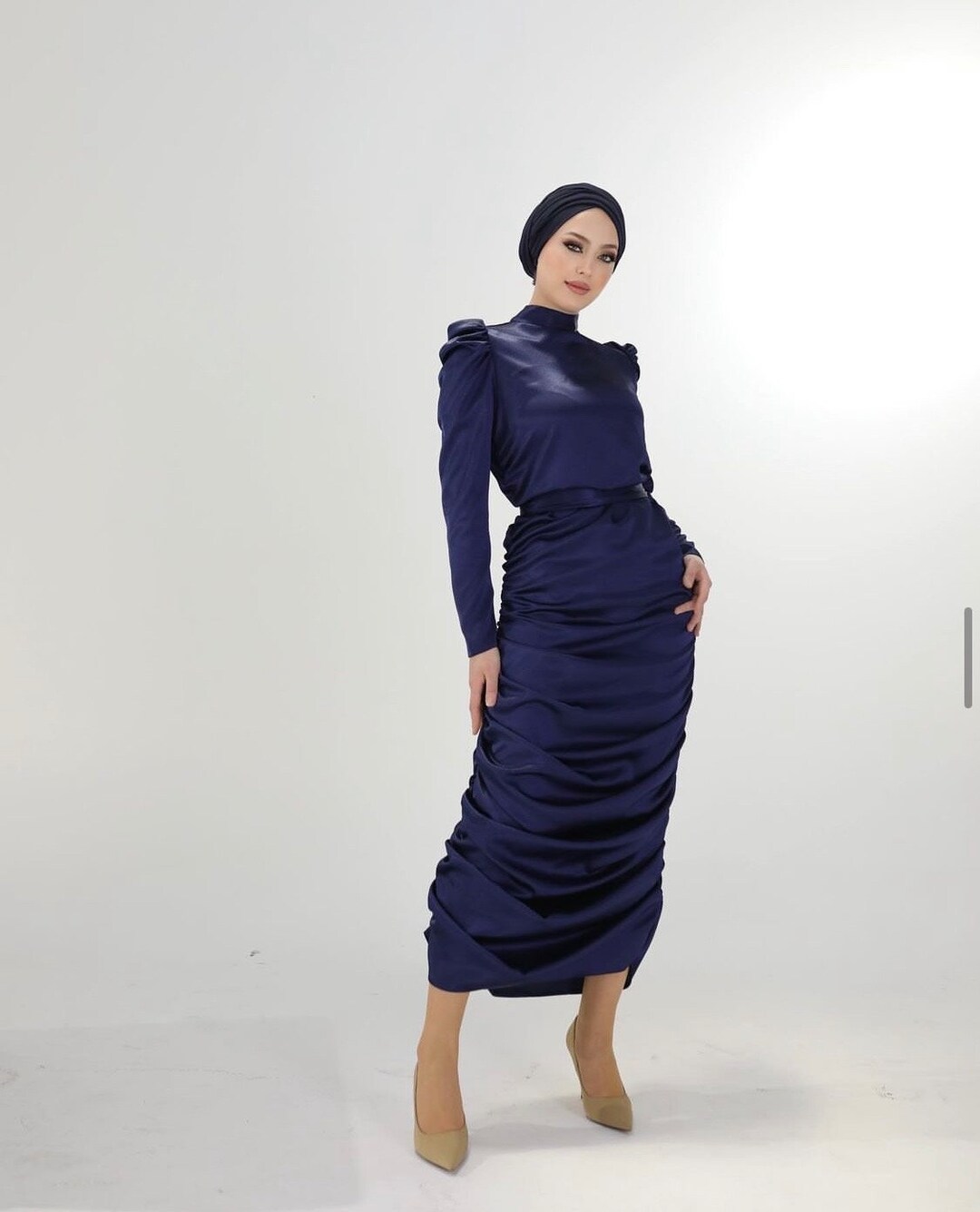 satin trapeze dress Stretch Satin Trapeze Midi Dress | Sample Sale | MARISSA WEBB