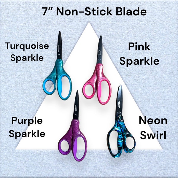 Personalized Crafting Scissors | Student Scissors | Custom Scissors | 7" Scissors | Ages 12+ | Embroidery | Teacher Gift | Free Gift