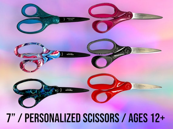 Back to School Supplies Personalized Scissors 7 Kids Scissors Ages