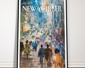 New York Magazine Cover - Fine Art Poster, Digital Art, professioneller und hochauflösender Druck