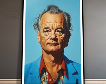 Bill Murray portret verloren in vertaling - Fine Art Poster Print, Gallery Print, kunst aan de muur, decoratie, cadeau