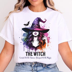 Witch, Witchy Softstyle T-Shirt, Witchcraft Tee, Witchy Clothing, Occult Shirt, Pagan Apparel, Witcher, Mystical Shirt