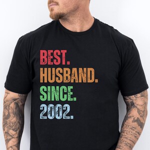 Best Husband Since 2002 Softstyle T-Shirt, Husband Gift, 23rd Anniversary Gift For Husband, Husband TShirt, Gift for Him, Anniversary