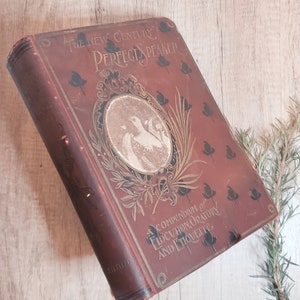 Vintage Book - The New Century Perfect Speaker 1901 Edition - Red Book - Book Decor
