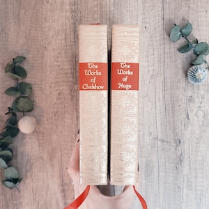 Vintage Books - Walter J Black 1920s Editions - Black Readers Collected Works of Anton Chekov & Victor Hugo
