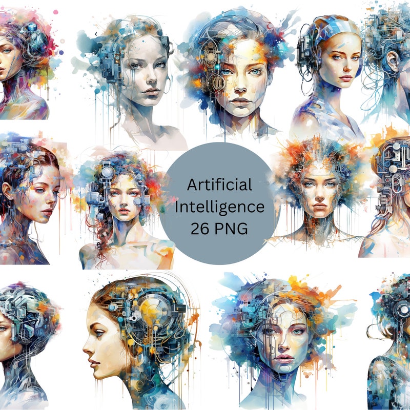 Artificial Intelligence Visual Art - Etsy