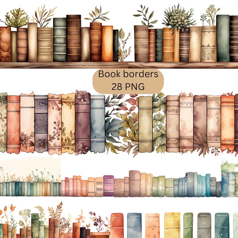 Book Borders - Etsy