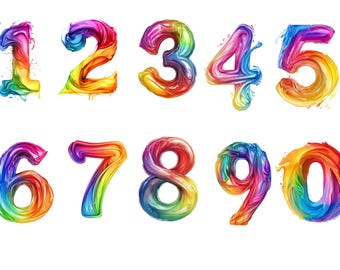Adesivi Numerici Colorati 0-9 – 1440 Pezzi, 40 Fogli, Per Decorazioni Fai Da Te E Didattica - 2